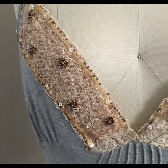 Tank Top Beaded & Lace - Picture 2 of 6